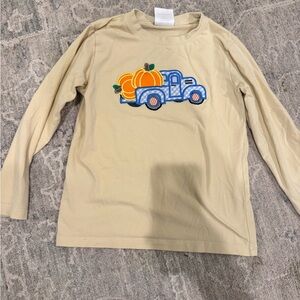 Boys size 7 fall pumpkin shirt